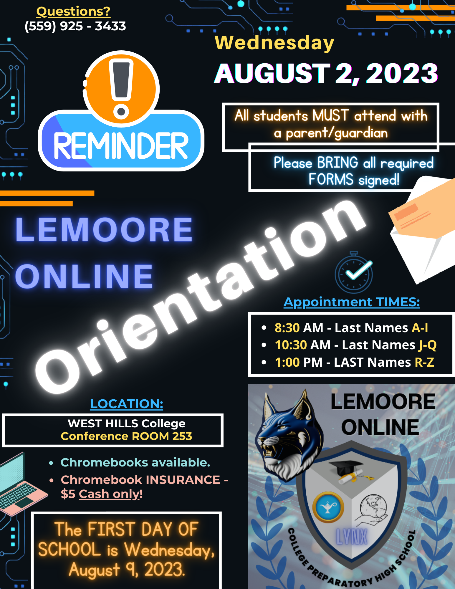 Lemoore Online ORIENTATION 2023-2024